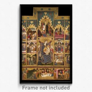 Jaume Serra - Altarpiece of the Virgin Print 11x17 Art Poster - Picture 1 of 1