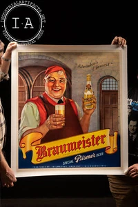 Vintage Original Braumeister Litho Print Advertisement - Picture 1 of 7