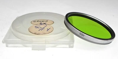 Leica Leitz Wetzlar Germany E-43 Chrome GGR Green Filter #Case1 .......... MINT - Image 1 of 4