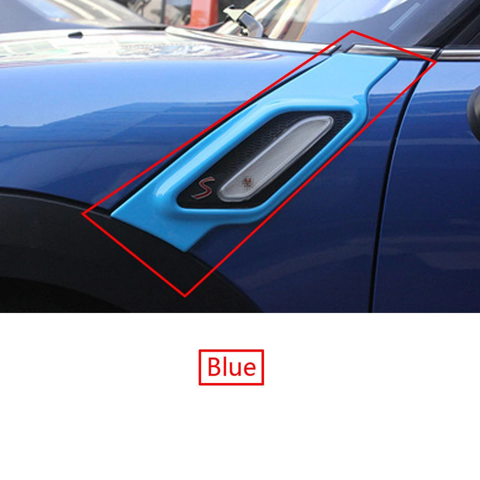 Para Mini Cooper Countryman S Guardabarros Lateral Guardabarros Borde Decoración Calcomanía Cubierta ABS Foto 1 de 4