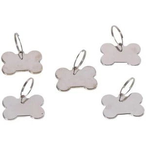 Blank Dog Tags Silver Stamping Blanks Bracelet Blank Tags DIY Jewelry Making - Picture 1 of 6