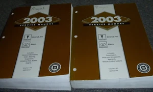 Oldsmobile Alero Shop 2003 juego manual de reparación GX GLS xz - Imagen 1 de 1