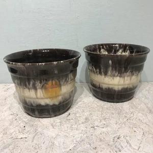 Juego de 2 macetas Art Deco (984c) - Imagen 1 de 8