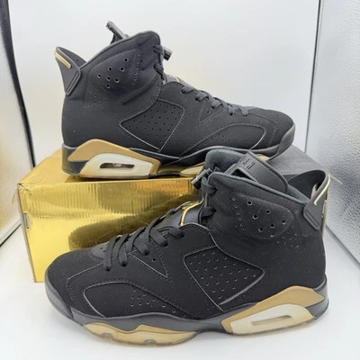 Talla 10 - Jordan 6 Retro Defining Moments 2020 gamuza negra dorada (CT4954-007) Foto 1 de 4