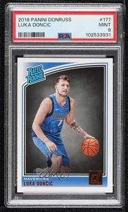 2018-19 Panini Donruss Rated Rookies Luka Doncic #177 PSA 9 MINT Rookie RC - Picture 1 of 4