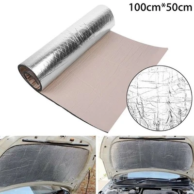 Car sound insulation Tools 100*50cm Deadening Heat Protective Replacement - Image 1 of 4