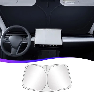 Windshield Sunshade For Ford F150 2009-2014 Window Sun Visor Blocks UV Foldable - Image 1 of 4