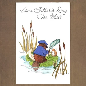 Unused Vtg 1979 HI-TALES American Greetings Father's Day Card, Beaver Fan Mail - Picture 1 of 7