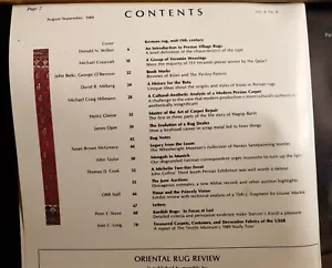 ORIENTAL RUG REVIEW Collection #3 partial Vols 16, 12, 11, & 9 11 issues vg cond - Picture 1 of 22