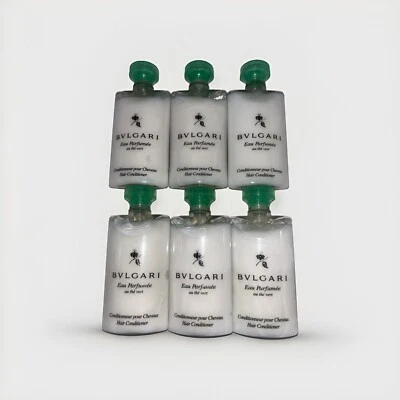 Lote de 6 acondicionadores de té verde Bvlgari au the vert cada uno 2,5 oz total de 15 oz Foto 1 de 2