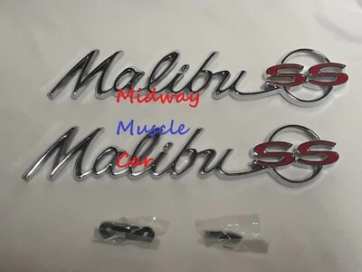 Emblema trasero 1/4 cuarto Malibu SS 1964 64 Chevy Chevelle Malibu Super Sport Foto 1 de 2