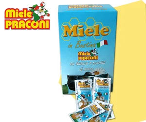 PZ 400 MIELE MILLEFIORI GR. 6 IN BUSTINA MONODOSE NETTARE HONEY ITALIANO MIEL - Foto 1 di 6
