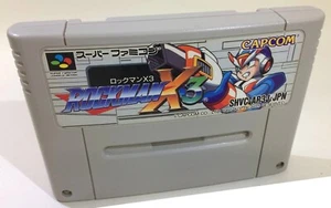 Rockman X3 Megaman Super Famicom JP SNES NTSC SHVC-AR3J-JPN ロックマンX3 Rokkuman X3 - Bild 1 von 3