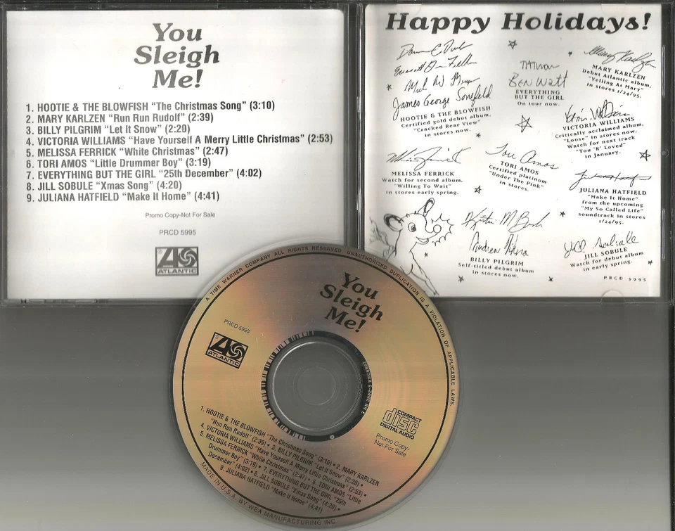 XMAS PROMO CD  HOOTIE and BLOWFISH Jill Sobule MELISSA FERRICK Juliana Hatfield  - Image 1 of 1