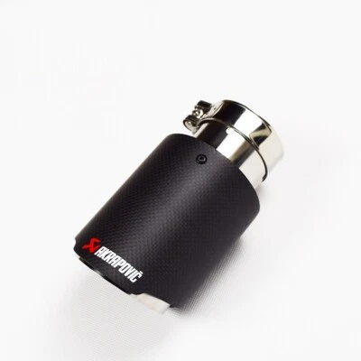 Fibra de Carbono Cola Garganta Tipo I Diámetro de Salida Acero Inoxidable Boquilla Estilo Foto 1 de 3