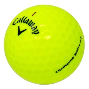 48 Callaway Chrome Soft Yellow Good Quality Used Golf Balls AAA In a Free Bucket - Picture 1 of 8