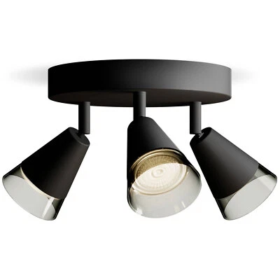 Philips 8720169300057 Proyector de techo hendido negro GU10 35W ajustable Foto 1 de 2