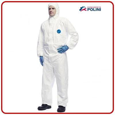 DUPONT Tyvek® 500 Xpert TUTA PROTETTIVA CAT.III TIPO 5-6 TG.L TUTE PROTEZIONE  - Immagine 1 di 4