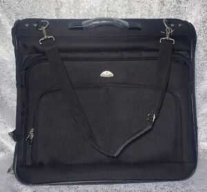 NEW SAMSONITE Black Canvas Hanging Garment Bag w/Pockets