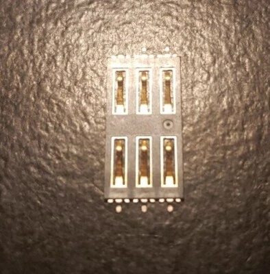 Apple iPhone 3G 3Gs Sim Connector Reader Pins: Mainboard Repair Replacement Part - Image 1 of 2