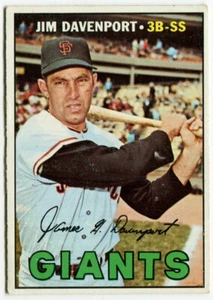 1967 Topps #441 Jim Davenport San Francisco Giants - Semi-Hi# - Picture 1 of 2