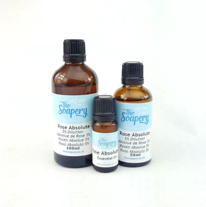 Rose Absolute Essential Oil 5% Dilution 10ml - 100ml Natural Aromatherapy - Picture 1 of 4