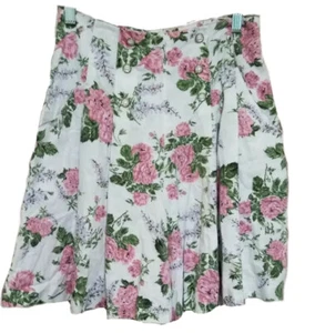 Vintage 80s Rampage Womens High Waisted Floral Cotton Shorts Style R77816 Size 7 - Picture 1 of 5