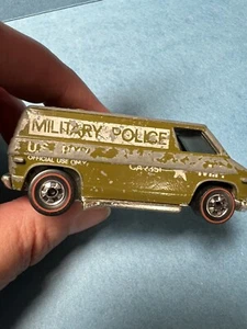 Hot Wheels Redline US Army Military Police Van MP 1974 Vintage - Picture 1 of 7
