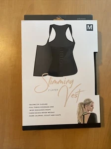 EDX Jessica Simpson Sauna Slimming Vest , SPLASH PRINT (M) - Picture 1 of 2