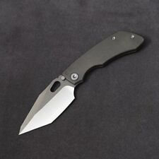 Custom Knife Factory CKF Evo 4.0 Tanto - Tumbled Titanium / S90V