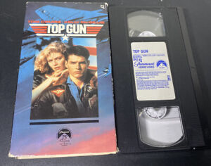 TOP GUN,  TOM CRUISE, KELLY MCGILLIS, VHS, PARAMOUNT, 1987