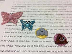 BADGE TOPS FOR INTERCHANGEABLE BADGE REELS New LOT OF 4 ANIMAL Design  - Picture 1 of 4