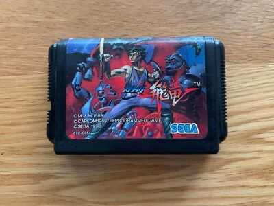 Strider Hiryu JPN SEGA MEGADRIVE Mega Drive Capcom Cart Only Arcade Classic! - Image 1 of 4