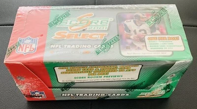 NEW 2001 Score Select Football Hobby Box Drew Brees, Tomlinson, Vick, RC Hits?! - Image 1 of 4