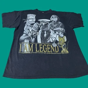 T-shirt vintage I am Legend 3XL videogioco cartone animato gangster rap anni 2000 Y2K USA - Foto 1 di 12