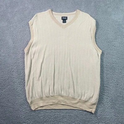 Chaleco Suéter Algodón Pima Colección Ping Para Hombre Grande Bronceado Golf Foto 1 de 4