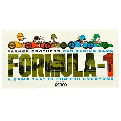 Parker Brothers FORMULA-1 Game Parts: Dashboards, Game Board, Cars, Cards - Image 1 of 4
