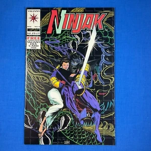 Tarjeta coleccionable Ninjak #4 con Valiant Era Shadowman VALIANT COMICS 1994 - Imagen 1 de 4