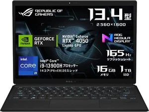 ASUS Gaming Note PC ROG FLOW Z13 GeForce RTX4050 I9-13900H 16GB SSD1TB - Picture 1 of 12
