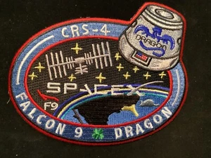 SPACEX FALCON 9 CRS-4 DRAGON AUTHENTIC PATCH - Picture 1 of 2