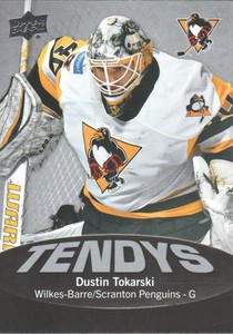 2022-23 Upper Deck AHL Hockey Tendys #T19 Dustin Tokarski