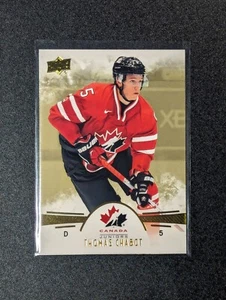29 Thomas Chabot- Gold Parallel - Team Canada Juniors 2016-17 - Upper Deck - Bild 1 von 2