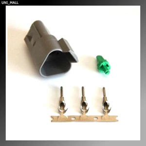 Deutsch DT 3-Pin Genuine Male Connector Kit, 14-16AWG Stamped Pins, USA - Imagen 1 de 5