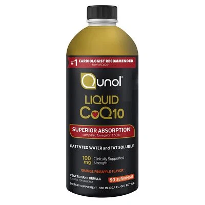 Qunol Líquido Coq10 100Mg, Absorción Superior Suplemento Natural Forma de Coenzima Foto 1 de 4