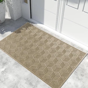 Front Entrance Door Mat, All-Season Heavy Duty Outdoor Indoor Entryway Floor Mat - Picture 1 of 8