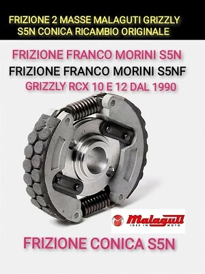 PER FRANCO MORINI MALAGUTI DI QUALITÀ FRIZIONE 2 MASSE PER MOTORE FRANCO MORINI MALAGUTI GRIZZLY LEM ITALJET HM S5N