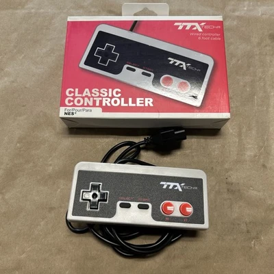 Mando Nintendo con cable 8 bits clásico TTX Tech Foto 1 de 4