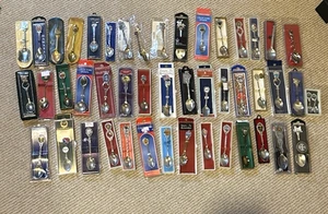 Lote grande cucharas vintage cajas o mangas originales recuerdo varios - Imagen 1 de 13