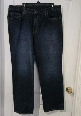 Pantalones de mezclilla Brooks Brothers para hombre 39x31 etiqueta 40x32 clásicos 100 % algodón hechos en EE. UU. Foto 1 de 4