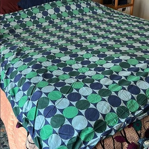 Ikea grün und blau geometrischer Bettbezug Curcles blau grün Mod - Bild 1 von 6